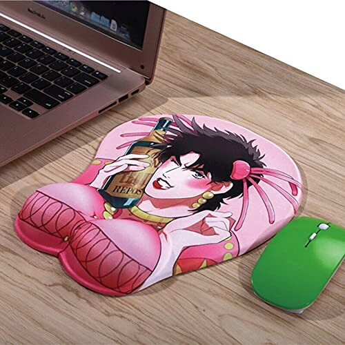 Tapis de souris Joseph Joestar - JoJo's Bizarre Adventure - rose variant 4 