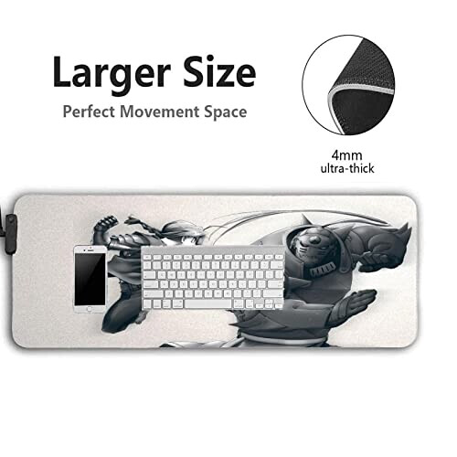 Tapis de souris Fullmetal Alchemist pouces x pouces XXL LED 600x300 mm variant 5 