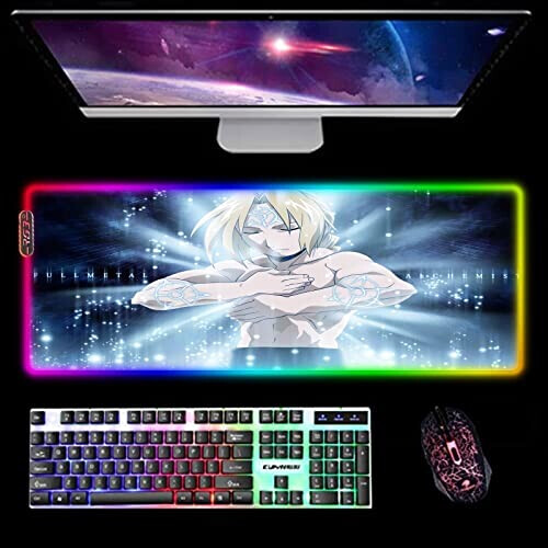 Tapis de souris Fullmetal Alchemist /s XXL LED 30x60 cm