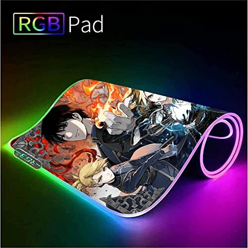 Tapis de souris Fullmetal Alchemist /s XXL LED 30x60 cm variant 1 