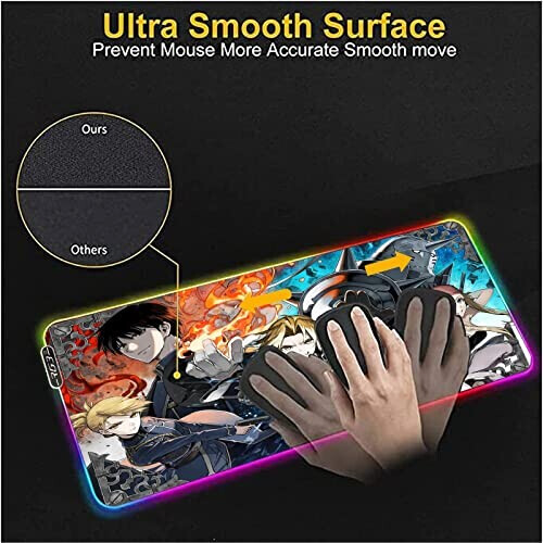 Tapis de souris Fullmetal Alchemist /s XXL LED 30x60 cm variant 4 