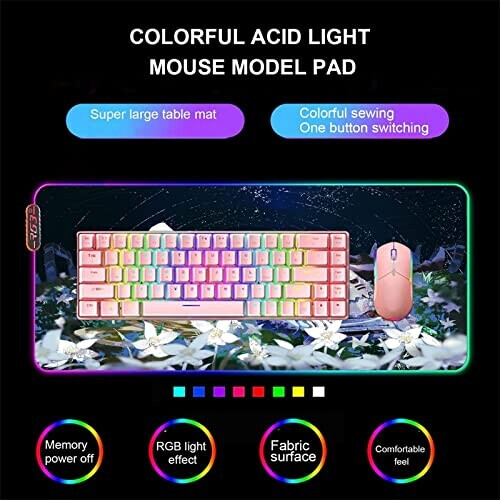 Tapis de souris Fullmetal Alchemist /s XXL LED 30x60 cm variant 2 