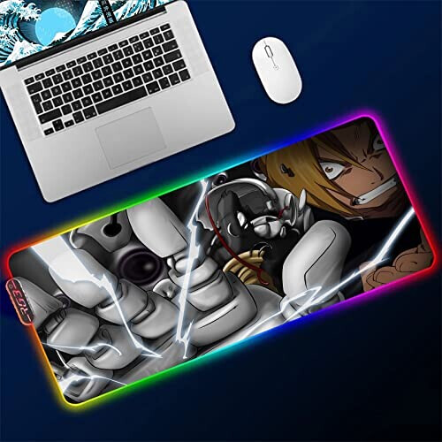Tapis de souris Fullmetal Alchemist /s XXL LED 30x60 cm variant 0 