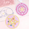 Tapis de souris Sailor Moon rose et jaune. 22x22 cm - miniature variant 3