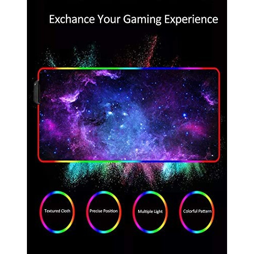Tapis de souris Fairy Tail ciel étoilé XXL LED 800x300 mm variant 0 