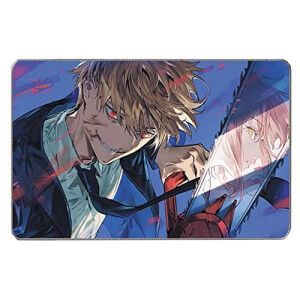 Tapis de souris Chainsaw Man noir 40x60 cm