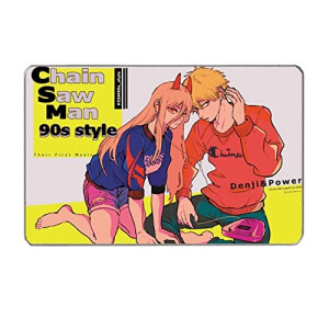 Tapis de souris Chainsaw Man noir 40x60 cm