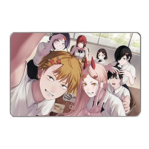 Tapis de souris Chainsaw Man noir 40x60 cm