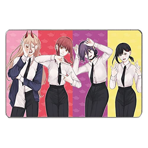 Tapis de souris Chainsaw Man noir 40x60 cm