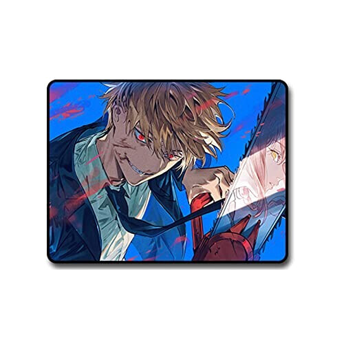 Tapis de souris Chainsaw Man noir 18x22 cm