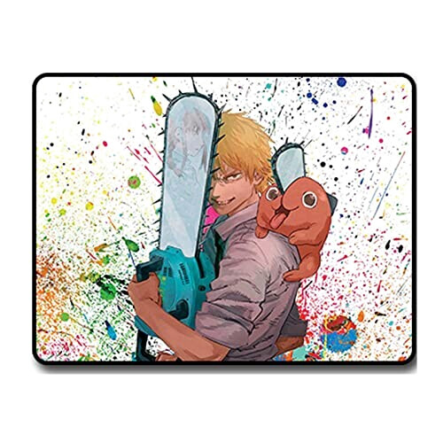 Tapis de souris Chainsaw Man noir 18x22 cm