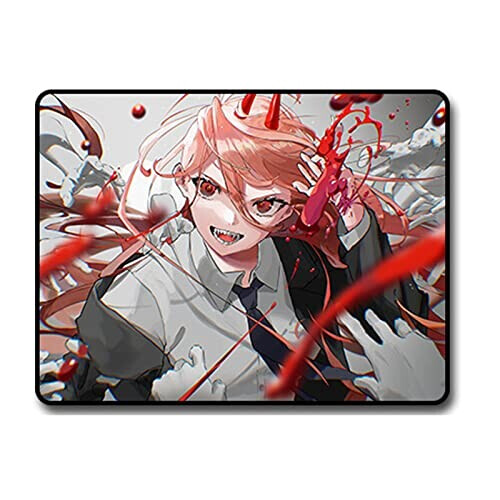 Tapis de souris Chainsaw Man noir 18x22 cm