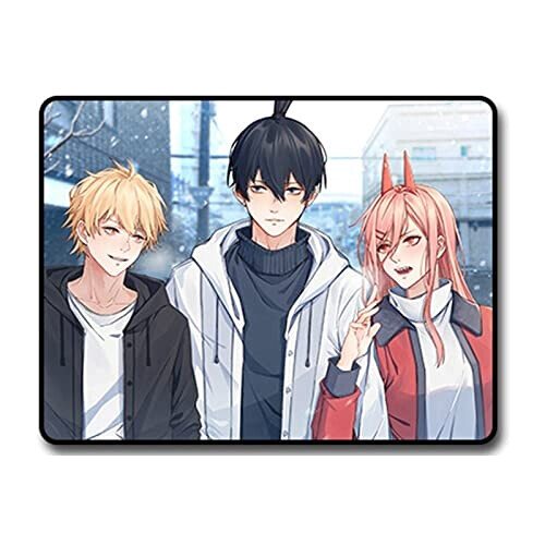 Tapis de souris Chainsaw Man noir 40x80 cm