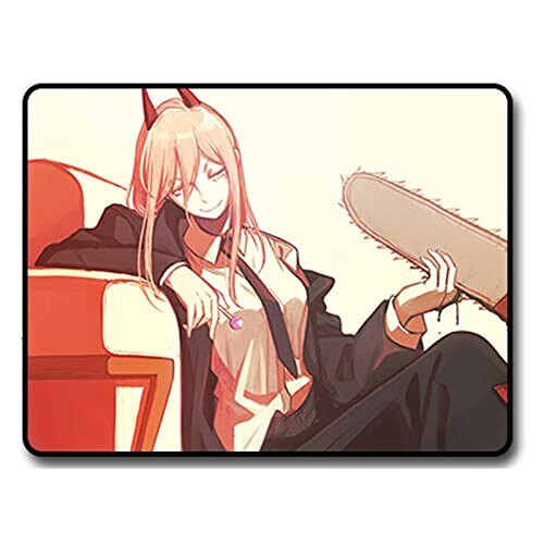 Tapis de souris Chainsaw Man noir 25x30 cm