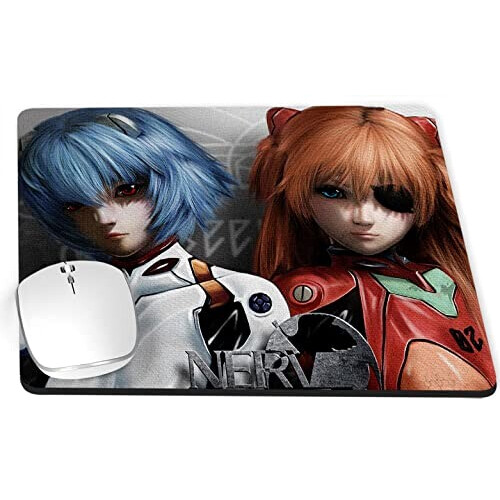 Tapis de souris Asuka, Rei Ayanami - Evangelion