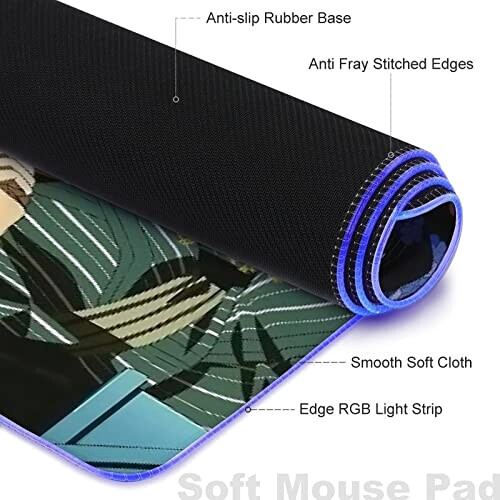 Tapis de souris Genta Kojima - Détective Conan - style- LED 90x40 cm variant 2 