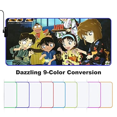 Tapis de souris Genta Kojima - Détective Conan - style- LED 90x40 cm variant 4 