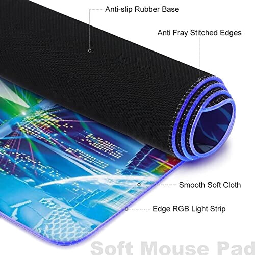 Tapis de souris Genta Kojima - Détective Conan - style xl LED 60x35 cm variant 2 