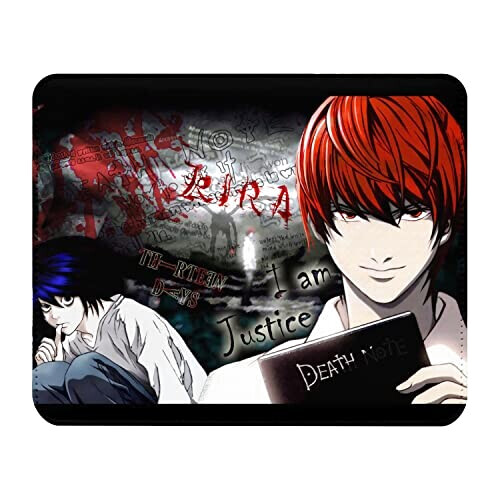 Tapis de souris Death Note multicouleur 8.2x9.5 cm