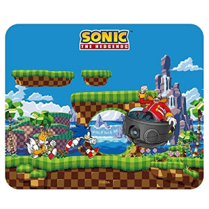 Tapis de souris Tails - Sonic - vert 23.5x19.5 cm