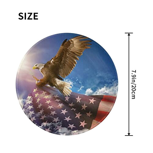 Tapis de souris Aigle noir variant 1 