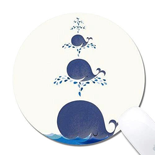 Tapis de souris Baleine 200x200 mm