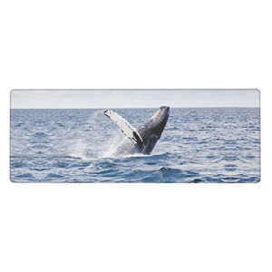 Tapis de souris Baleine noir 80 x 30 80x30 cm