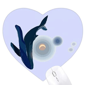 Tapis de souris Baleine multicouleur 22x20 cm