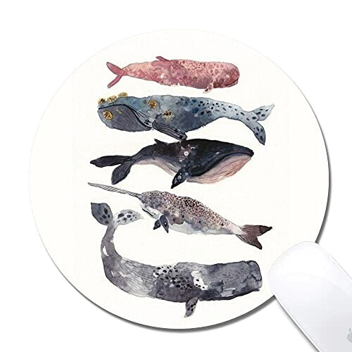 Tapis de souris Baleine 200x200 mm