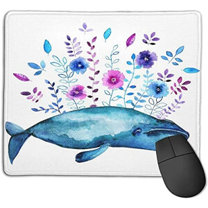 Tapis de souris Baleine mousepad- 25x20 cm