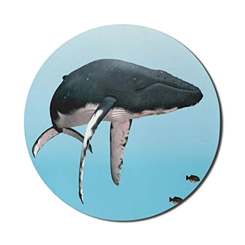Tapis de souris Baleine 200x200 mm