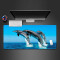 Tapis de souris Baleine bleue 600 x 300 600x300 mm - miniature