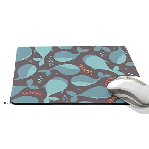 Tapis de souris Baleine bleu 190x250 mm variant 0 