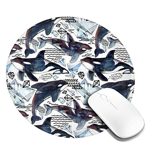 Tapis de souris Baleine 200x200 mm
