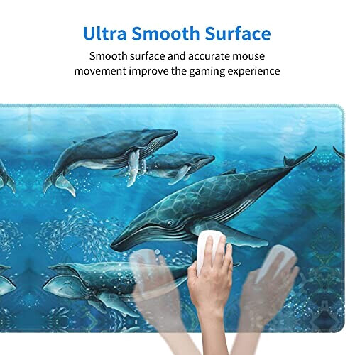 Tapis de souris Baleine 30x80 30x80 cm variant 3 