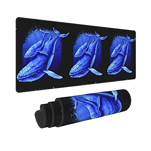 Tapis de souris Baleine 30x80 30x80 cm
