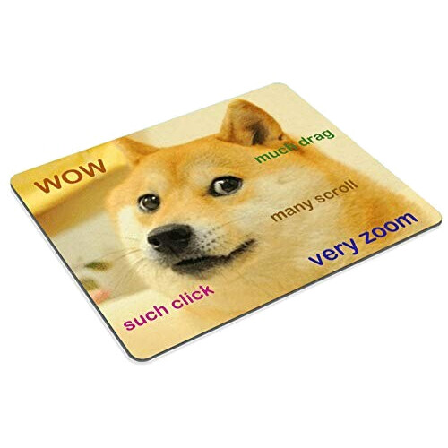 Tapis de souris Chien multicolore . 240x200 mm variant 2 
