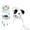 Tapis de souris Chien noir 18x22 cm - miniature