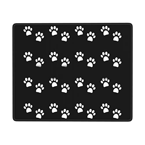 Tapis de souris Chien dog paw prints 17.8x23.9 cm