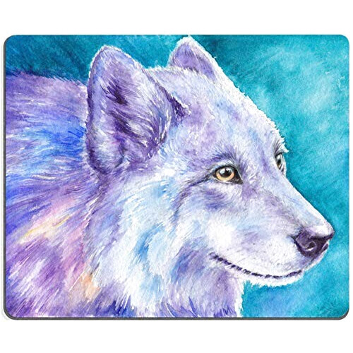 Tapis de souris Chien peinture à l'huile pour . 24.1x20.1 cm