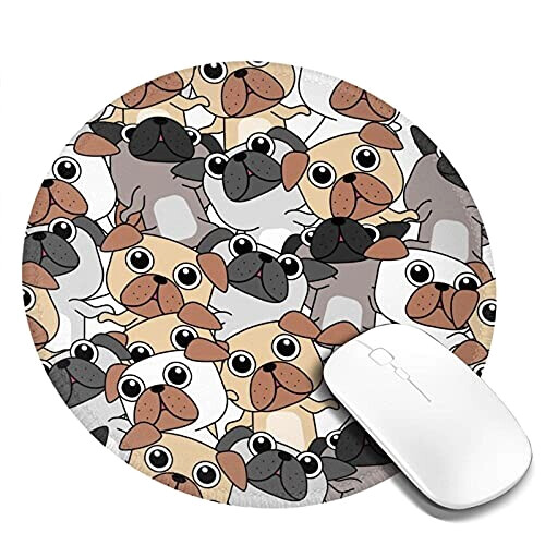 Tapis de souris Chien 200x200 mm