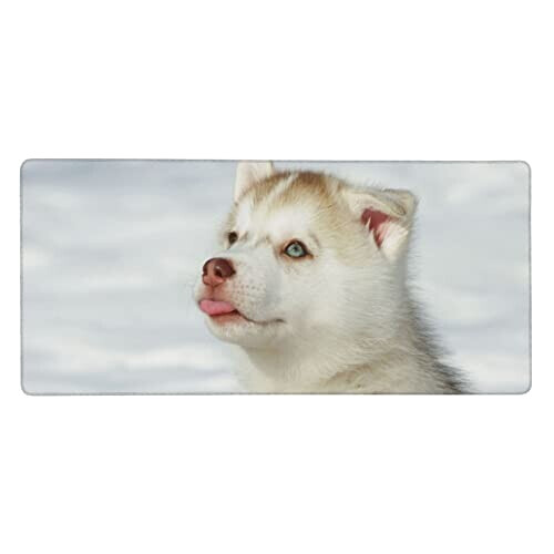 Tapis de souris Husky - Chien -  piquant dog 40 x 90 90x40 cm