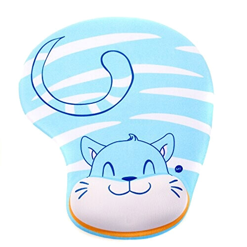 Tapis de souris Chat bleu 23x19 cm