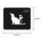 Tapis de souris Chat blanc 25.4x21.6 cm - miniature variant 1