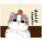 Tapis de souris Chat fat cat rectangulaire standard 26x21 cm - miniature