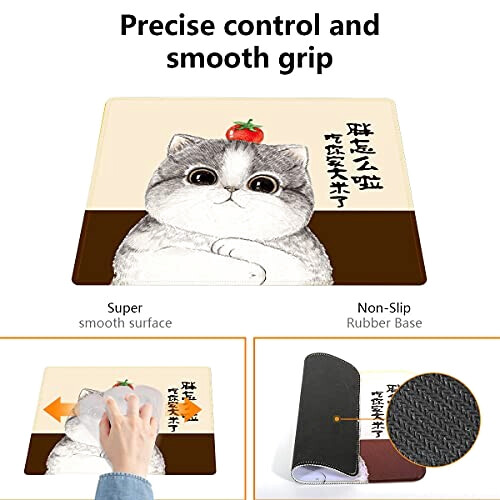 Tapis de souris Chat fat cat rectangulaire standard 26x21 cm variant 3 