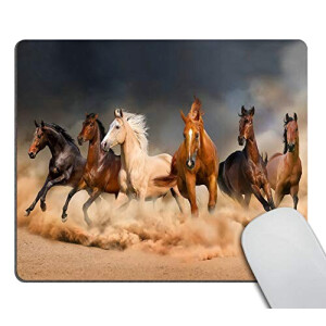 Tapis de souris Cheval multicolore . 240x200 mm