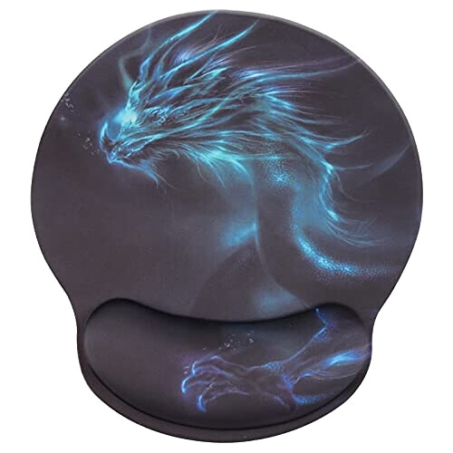 Tapis de souris Cheval dragon 25x23 cm