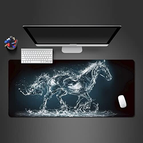 Tapis de souris Cheval a- 900 x 400 900x400 mm