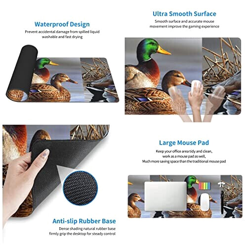 Tapis de souris Canard colvert variant 1 